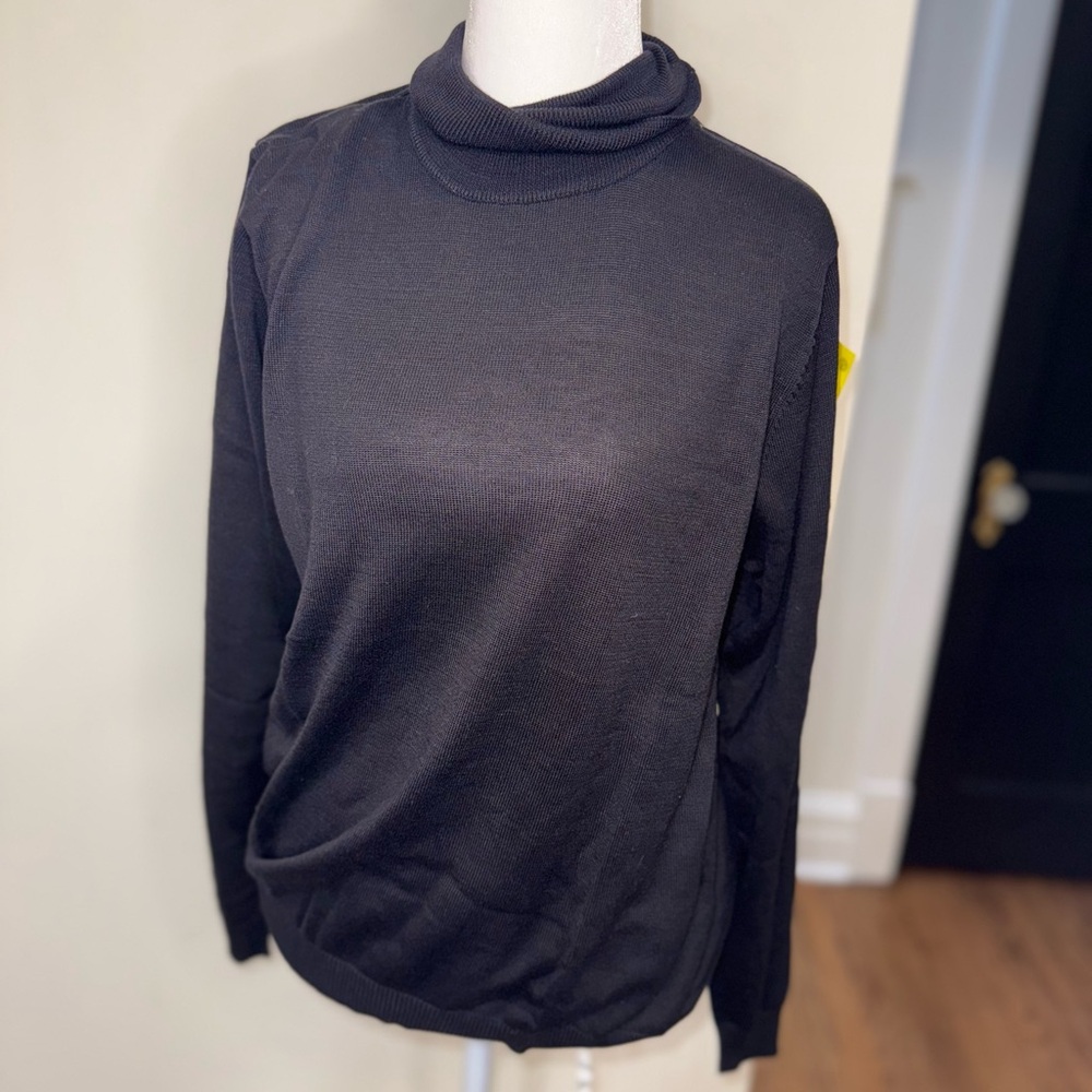 NWT Linea by Louis Dell'Olio silk Black Knitwear